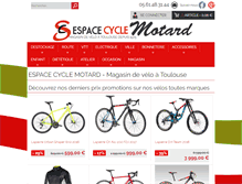 Tablet Screenshot of cycles-motard.com